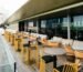 dining set outside restaurant
